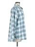 Lulus Plaid Blue Long Sleeve Blouse Size S - photo 4