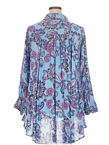 Roaman's 3/4 Sleeve Blouse (view 2)