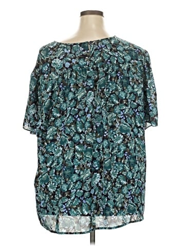 Meri Skye Short Sleeve Blouse (view 2)
