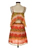 O'Neill 100% Polyester Tropical Orange Cocktail Dress Size S - photo 2