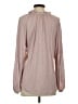 Democracy 100% Rayon Pink Long Sleeve Blouse Size S - photo 2