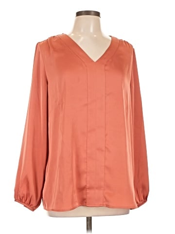 JM Collection Long Sleeve Blouse (view 1)