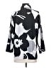 Natori 100% Polyester Print Gray 3/4 Sleeve Blouse Size S - photo 2