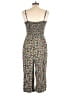 AUW 100% Rayon Print Gold Jumpsuit Size XL - photo 2