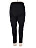 Sejour Solid Black Active Pants Size 3X - photo 2