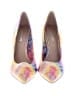 Giani Bernini 100% Leather Tie-dye Pink Heels Size 8 1/2 - photo 2
