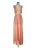 Unbranded Orange Cocktail Dress Size XS (estimated) - photo 1