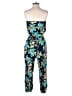 Mudd 100% Rayon Tropical Blue Jumpsuit Size M - photo 2