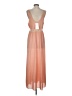 Unbranded Orange Cocktail Dress Size XS (estimated) - photo 2