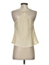 Glam 100% Polyester Ivory Sleeveless Top Size S - photo 2