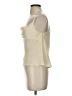Glam 100% Polyester Ivory Sleeveless Top Size S - photo 5
