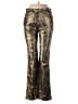 RoccoBarocco Metallic Gold Jeans Size M (estimated) - photo 1