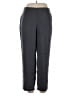 Purejill 100% Lyocell Solid Gray Track Pants Size L - photo 1
