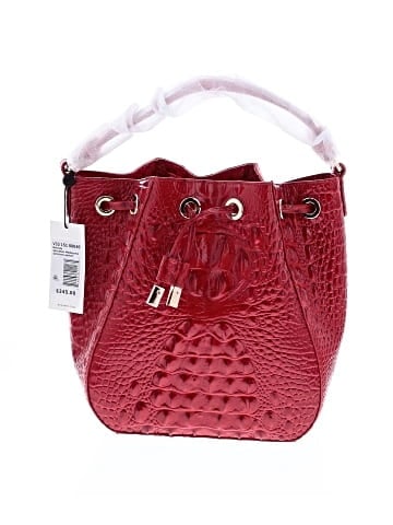 Brahmin Leather Bucket Bag (view 1)