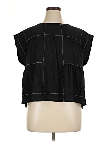 Adrianna Papell Short Sleeve Blouse (view 1)