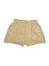Shein 100% Polyester Solid Tan Khaki Shorts Size 6 - photo 1