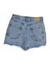 Zara 100% Baumwolle Blue Denim Shorts Size 6 - photo 2