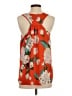 CAbi 100% Polyester Orange Sleeveless Blouse Size S - photo 2