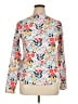 Unbranded Floral Orange Long Sleeve Blouse Size XL - photo 1