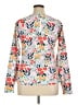 Unbranded Floral Orange Long Sleeve Blouse Size XL - photo 2