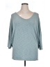 Laila Jayde Teal 3/4 Sleeve T-Shirt Size XL - photo 1