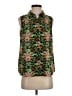 CAbi 100% Polyester Green Sleeveless Blouse Size S - photo 1