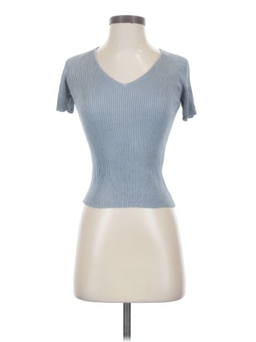 Tahari Short Sleeve Silk Top (view 1)