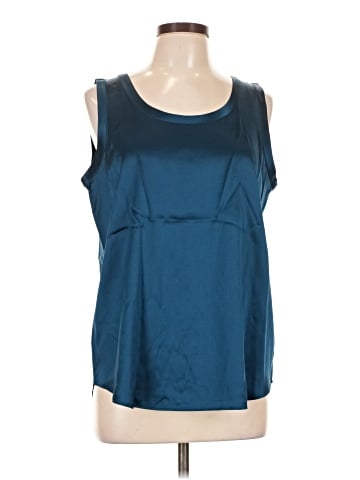 Lafayette 148 New York Sleeveless Silk Top (view 1)