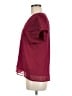 DKNY 100% Polyester Burgundy Short Sleeve Blouse Size M - photo 5