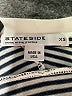 Stateside Stripes Gray Short Sleeve T-Shirt Size XS - photo 7