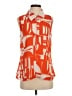 CAbi 100% Polyester Orange Sleeveless Blouse Size S - photo 1