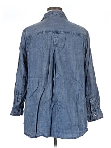 Velvet Heart 3/4 Sleeve Button-Down Shirt (view 2)