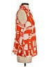 CAbi 100% Polyester Orange Sleeveless Blouse Size S - photo 4