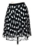 Miss Wu 100% Polyester Print Black Casual Skirt Size 4 - photo 2