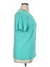 Jaclyn Smith Teal Short Sleeve Top Size XL - photo 4