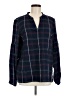 Westbound 100% Cotton Blue Long Sleeve Blouse Size M - photo 1