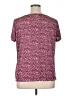 Jaclyn Smith Purple Short Sleeve Top Size XL - photo 2