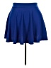 Urban Coco Solid Blue Casual Skirt Size XXL - photo 2