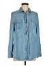 Talbots Blue Long Sleeve Button-Down Shirt Size M - photo 1