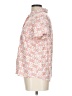 Croft & Barrow Print Pink Short Sleeve Blouse Size L (petite) - photo 5