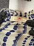River Island Blue 3/4 Sleeve Blouse Size 6 - photo 7