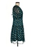 Francesca's 100% Polyester Polka Dots Teal Cocktail Dress Size M - photo 4