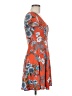 Bebop Print Orange Casual Dress Size M - photo 4