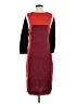 Evolution by Cyrus Color Block Burgundy Casual Dress Size M (estimated) - photo 2