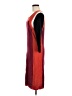 Evolution by Cyrus Color Block Burgundy Casual Dress Size M (estimated) - photo 5