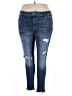 Maurices Solid Blue Jeans Size 22WR - photo 1