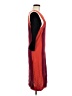 Evolution by Cyrus Color Block Burgundy Casual Dress Size M (estimated) - photo 4