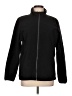 Lands' End 100% Polyester Solid Black Track Jacket Size L - photo 1