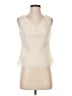 Ann Taylor 100% Polyester Ivory Sleeveless Blouse Size 2 - photo 1