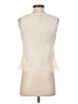Ann Taylor 100% Polyester Ivory Sleeveless Blouse Size 2 - photo 2